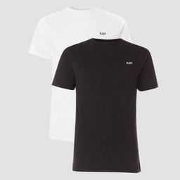 MP Men's Rest Day Short Sleeve T-Shirt - Black/White (2 Pack) - XXS - Image 1