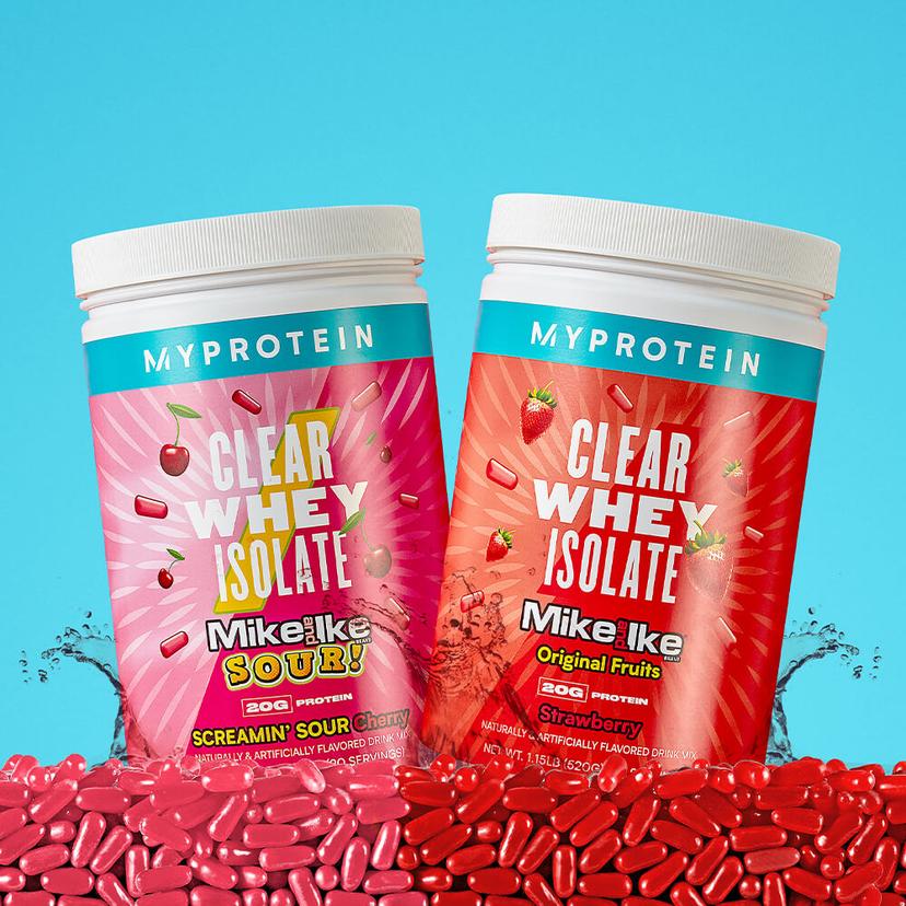Clear Whey MIKE AND IKE® Flavors - 1.1lb - Strawberry - Product image