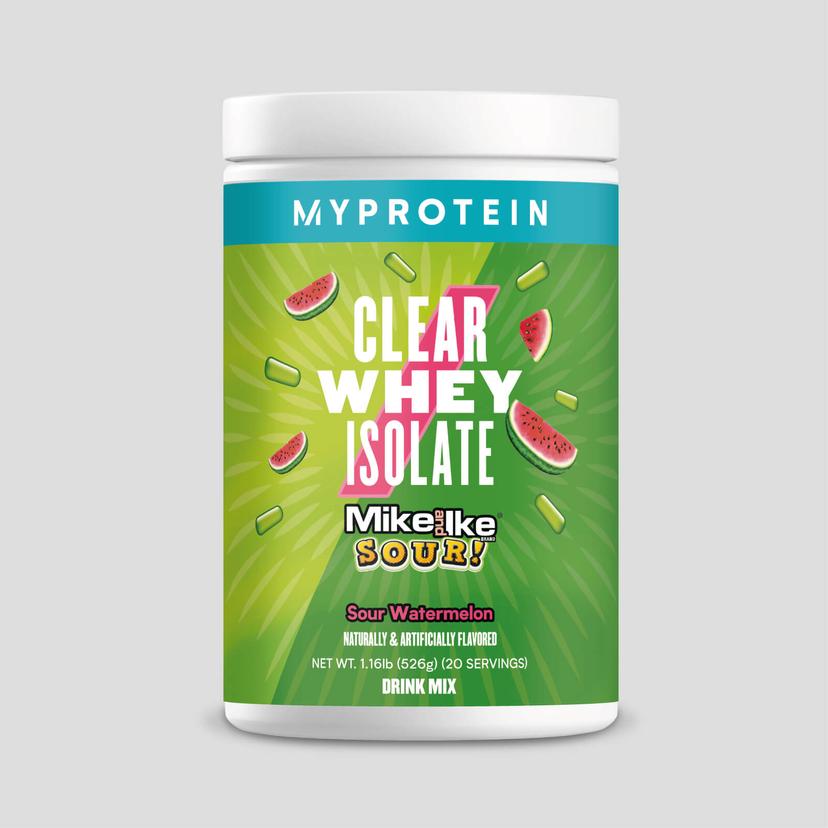 Clear Whey MIKE AND IKE® Flavors - 1.1lb - Sour Watermelon - Product image