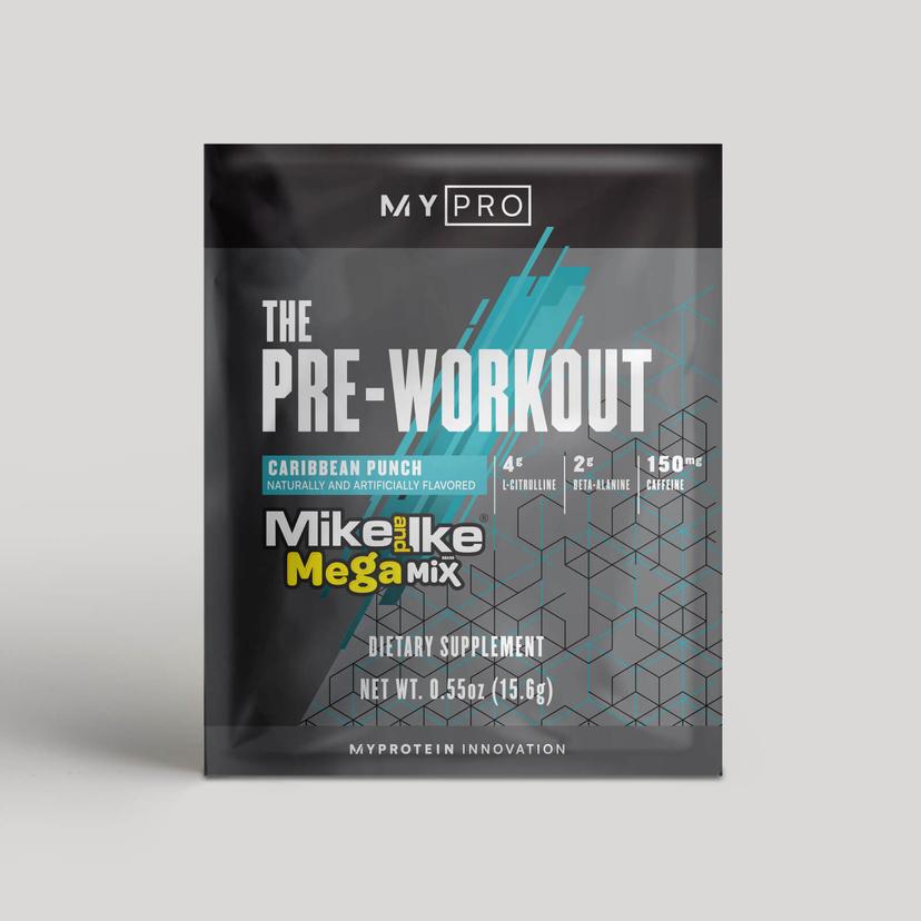 THE Pre-Workout MIKE AND IKE® Samples - 0.55Oz - Caribbean Punch - Product image