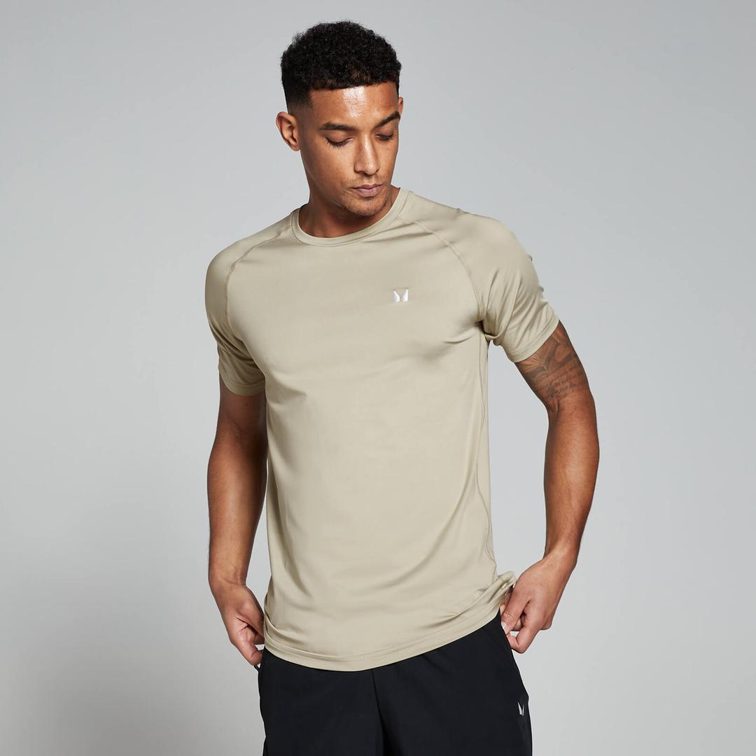 MP Men's Training Short Sleeve T-Shirt - Stone - S