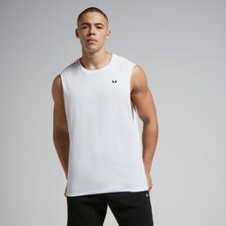 MP Men's Rest Day Drop Armhole Tank Top - White - M - Image 1