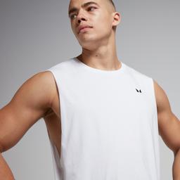 MP Men's Rest Day Drop Armhole Tank Top - White - M - Image 3