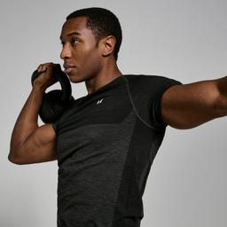 MP Men's Seamless Short Sleeve T-Shirt - Black Marl - M - Image 3