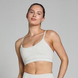MP Women's Basics Bra - Light Grey Marl - M - Image 1
