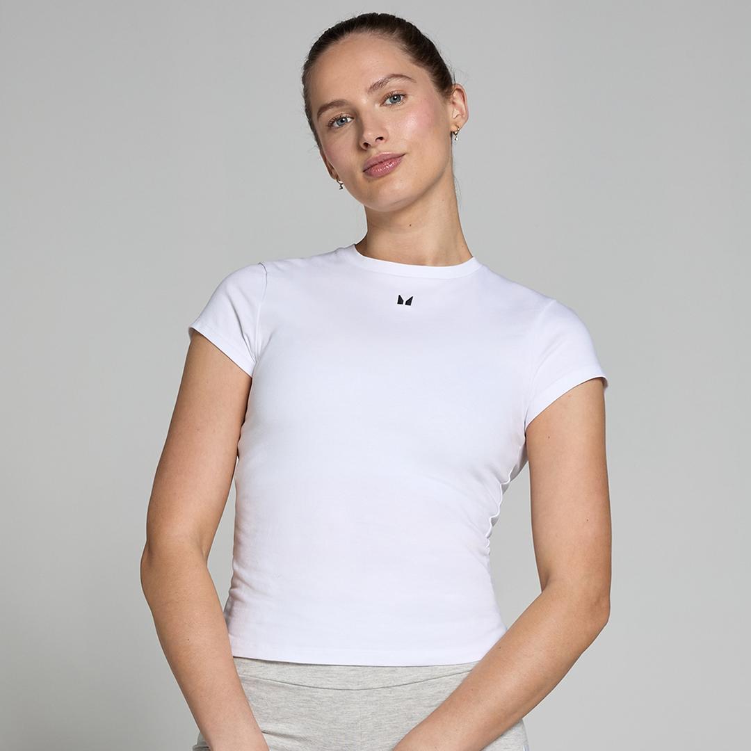 MP Women's Basics Body Fit Short Sleeve T-Shirt - White - XS