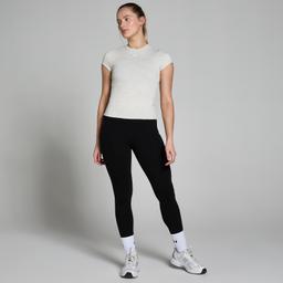MP Women's Basics Body Fit Short Sleeve T-Shirt - Light Grey Marl - M - Image 2