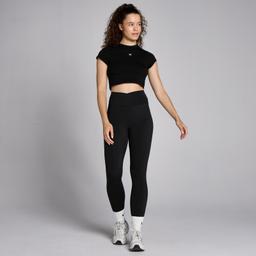 MP Women's Basics Body Fit Short Sleeve Crop T-Shirt - Black - M - Image 2