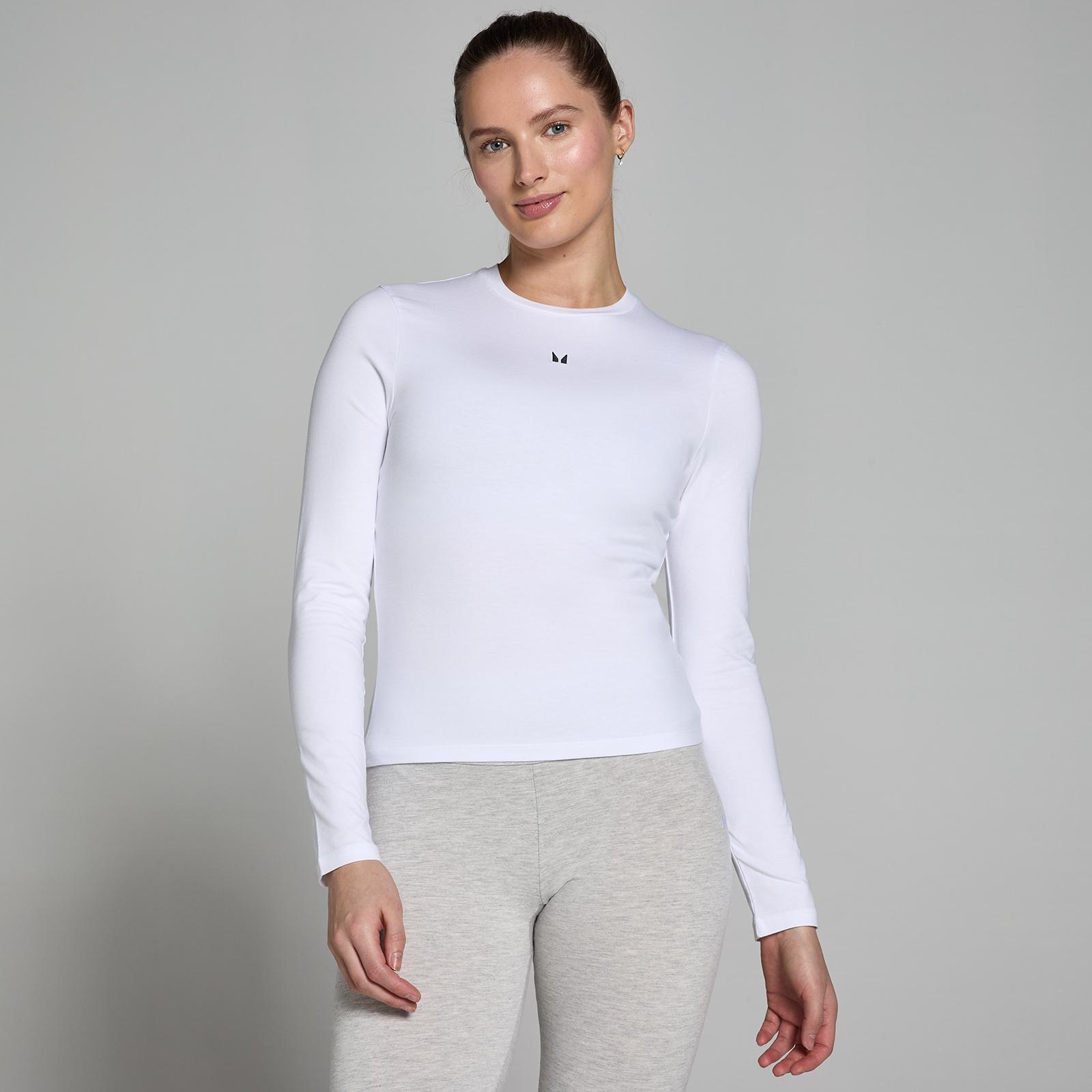MP Women's Basics Body Fit Long Sleeve T-Shirt - White - M - Product image