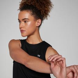 MP Women's Training Cropped Vest - Black - L - Image 3