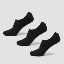 MP Unisex Invisible Socks (3 Pack) - Black - UK 6-8 - Image 1