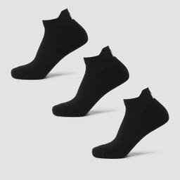 MP Unisex Trainer Socks (3 Pack) - Black - UK 6-8 - Image 1