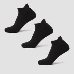 MP Unisex Trainer Socks (3 Pack) - Black - UK 9-11 - Image 1