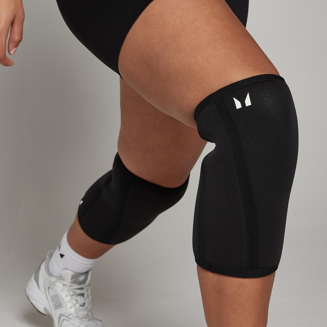 MP Unisex Training Knee Sleeve Pair - Black - XS