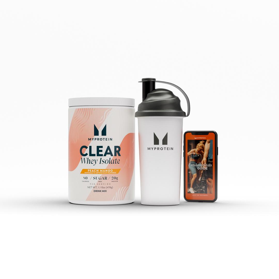 Clear Protein Bundle - Shaker - Peach Mango