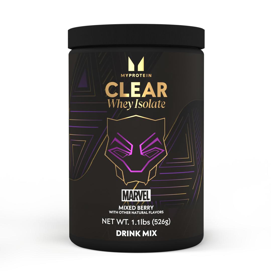 Myprotein Clear Whey Isolate - MARVEL - 20servings - Black Panther - Mixed Berry