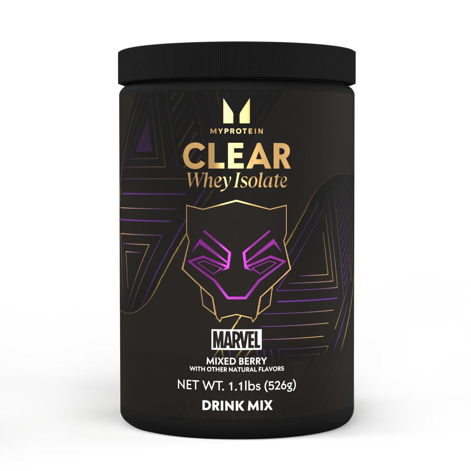 Myprotein Clear Whey Isolate - MARVEL - 20servings - Black Panther - Mixed Berry - Product image
