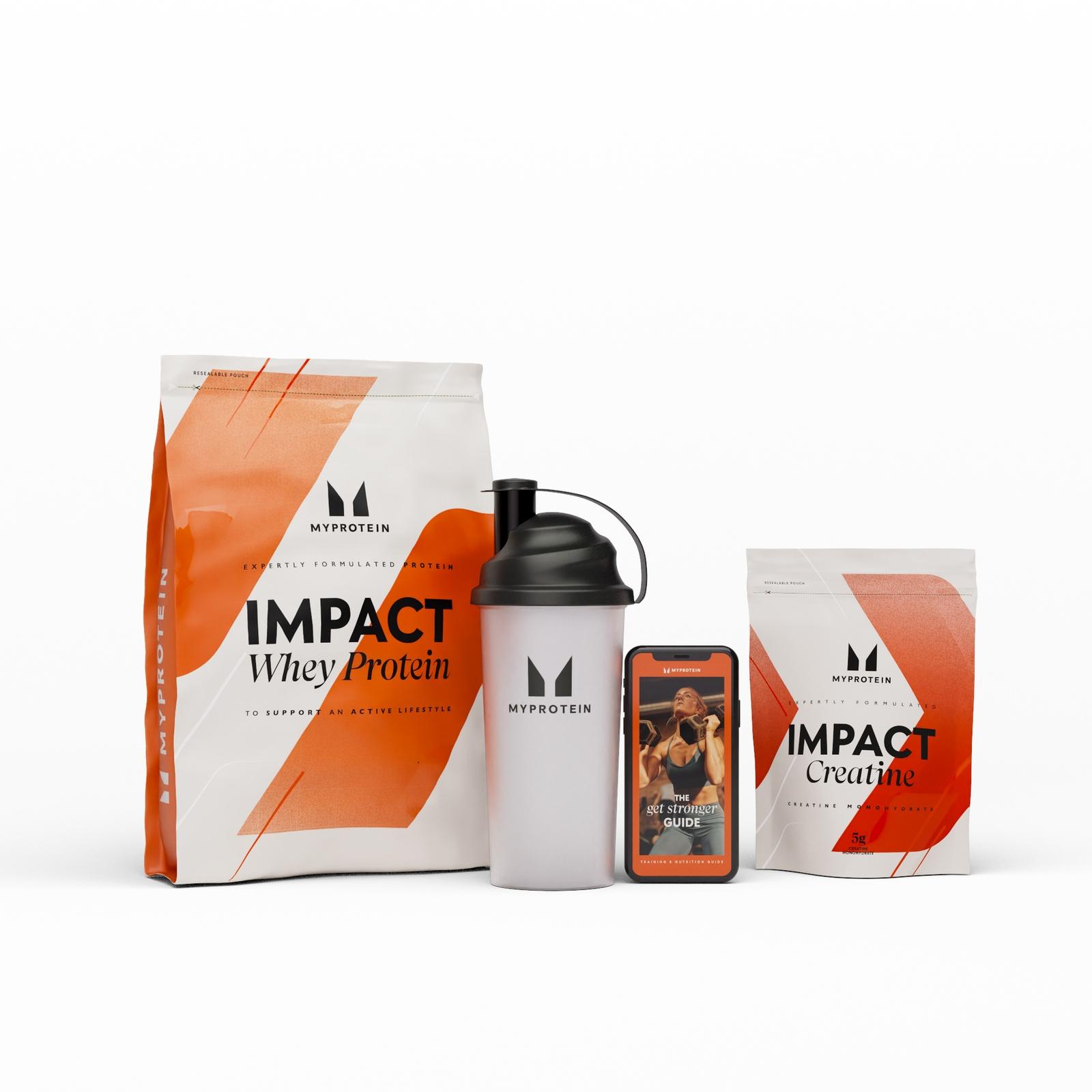 Get Stronger Bundle - Strawberry Cream - Unflavored - Product image