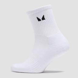 MP Unisex Crew Socks (5 Pack) - White - UK 12-14 - Image 1