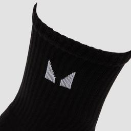 MP Unisex Crew Socks (5 Pack) - Black - UK 6-8 - Image 2