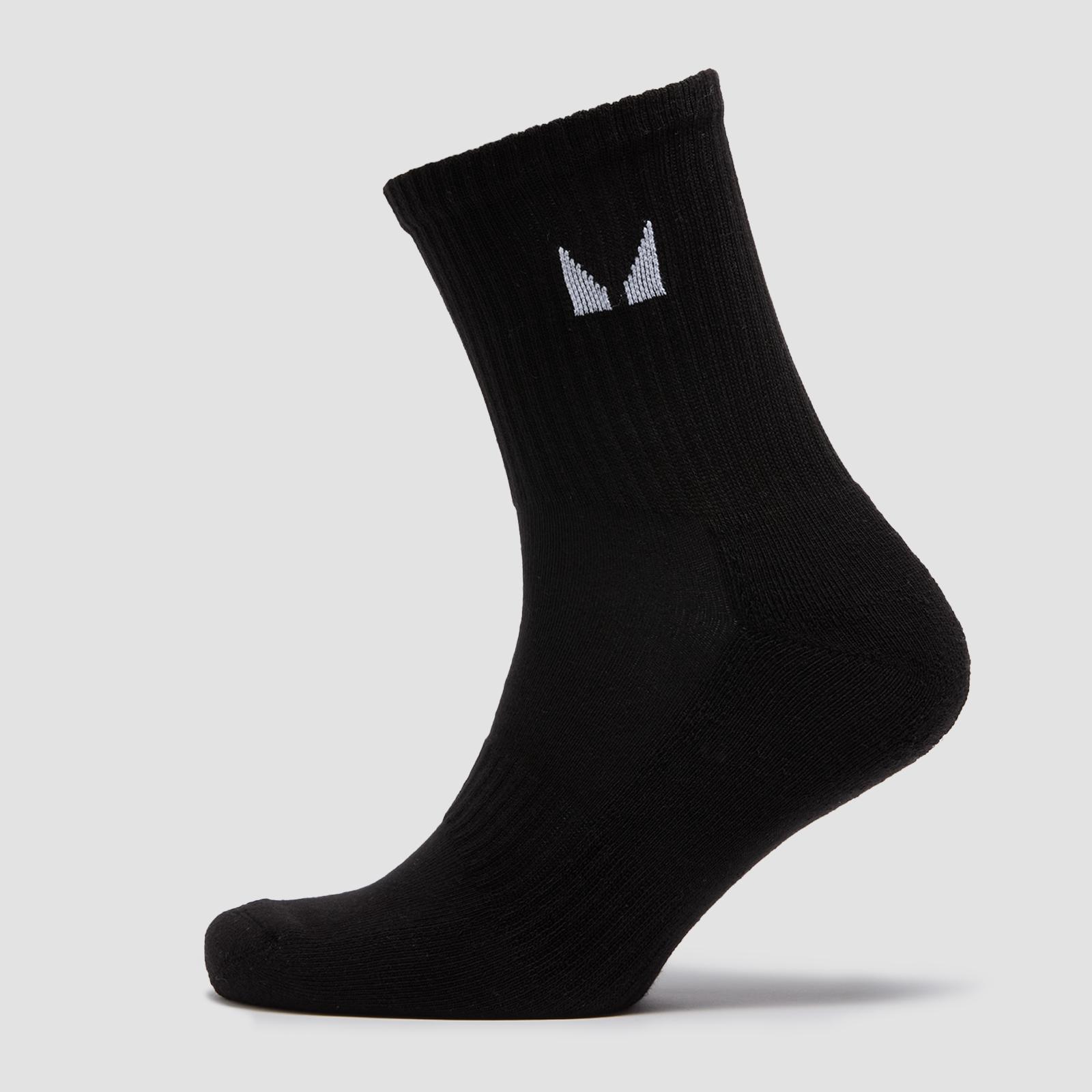 MP Unisex Crew Socks (5 Pack) - Black - UK 6-8 - Product image