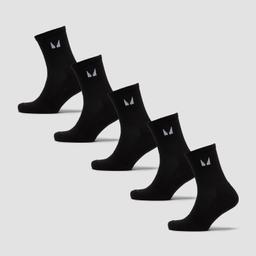 MP Unisex Crew Socks (5 Pack) - Black - UK 6-8 - Image 3