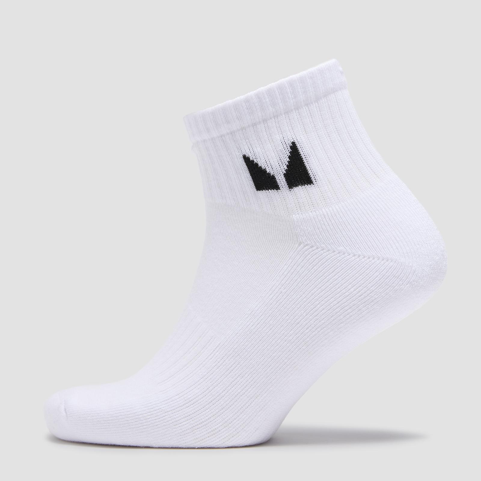 MP Unisex Ankle Socks (3 Pack) - White - UK 9-11 - Product image