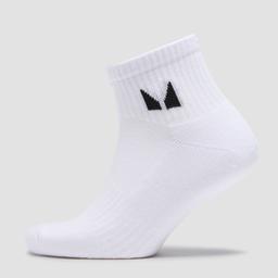 MP Unisex Ankle Socks (3 Pack) - White - UK 9-11 - Image 1