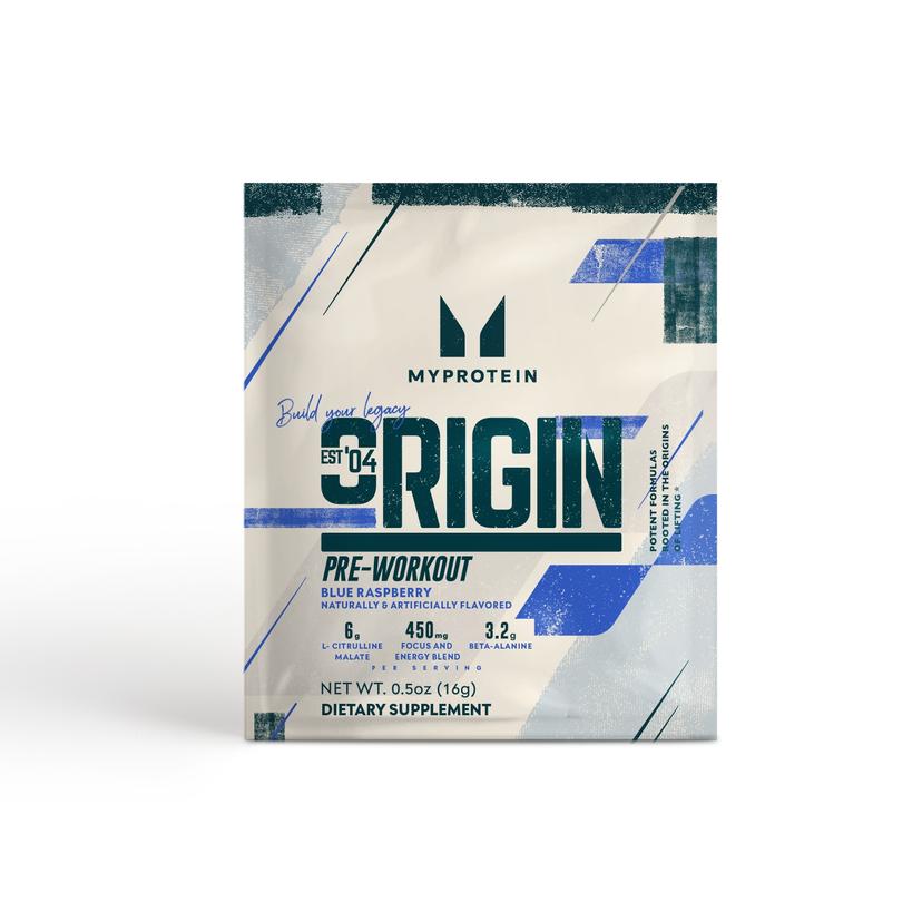 Origin Pre-Workout Sample - 1servings - Blue Raspberry