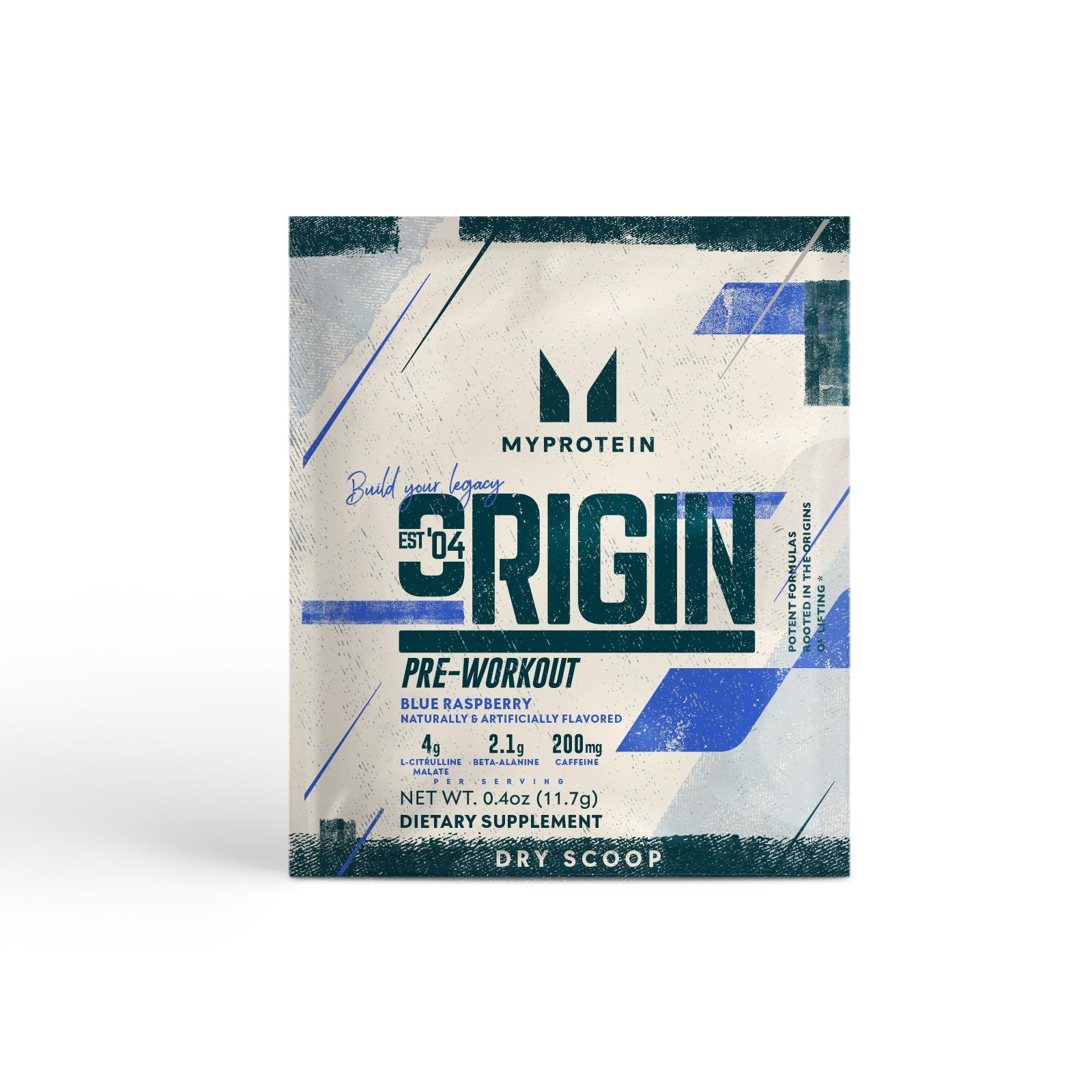 Origin Pre-Workout Dry Scoop Sample - 1servings - Blue Raspberry - Product image