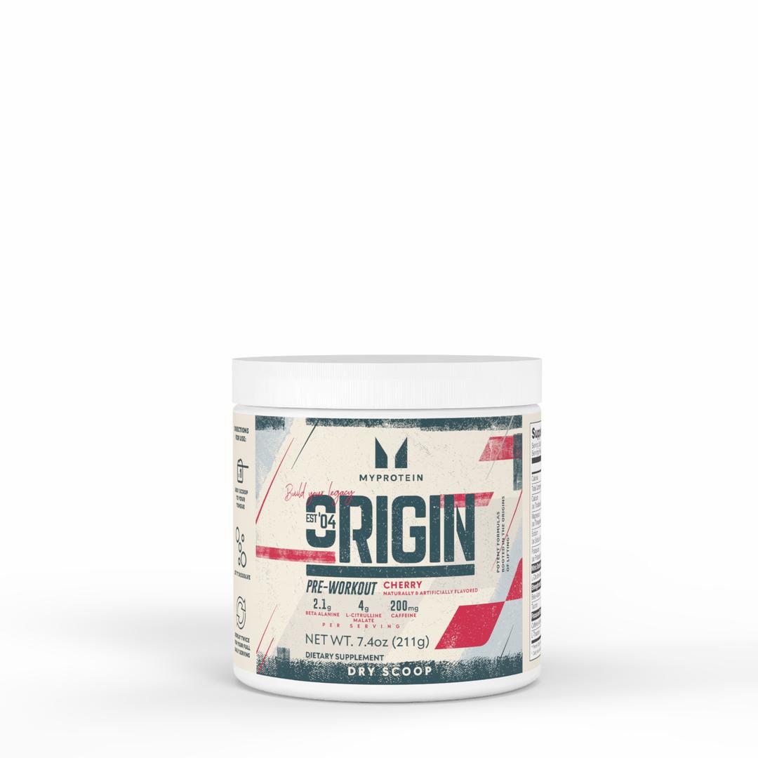 Origin Pre-Workout Dry Scoop - 18servings - Cherry