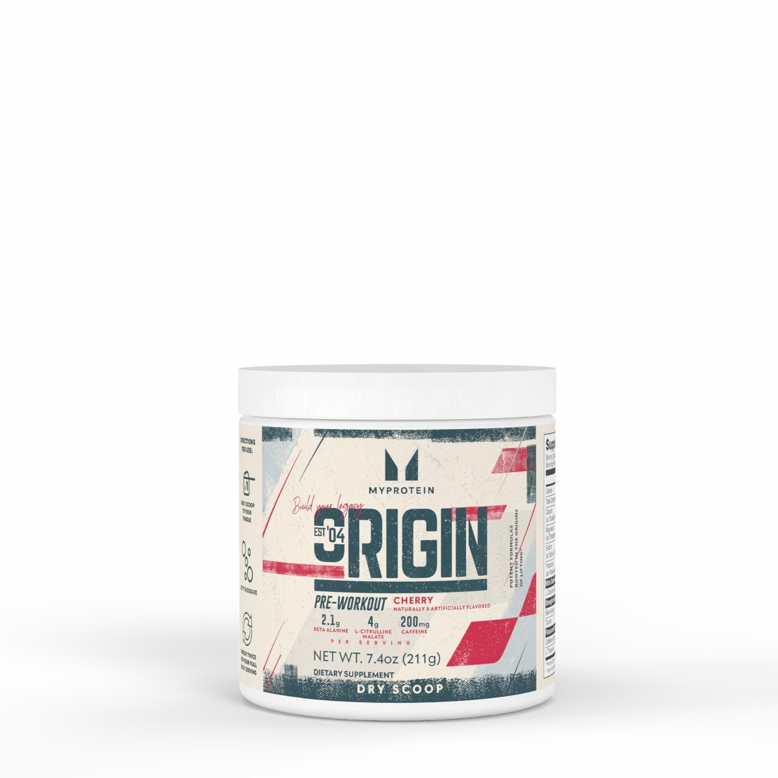 Origin Pre-Workout Dry Scoop - 18servings - Cherry - Product image