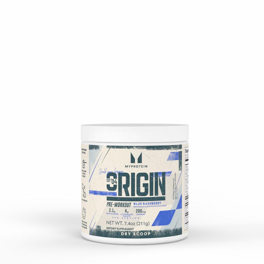 Origin Pre-Workout Dry Scoop - 18servings - Blue Raspberry