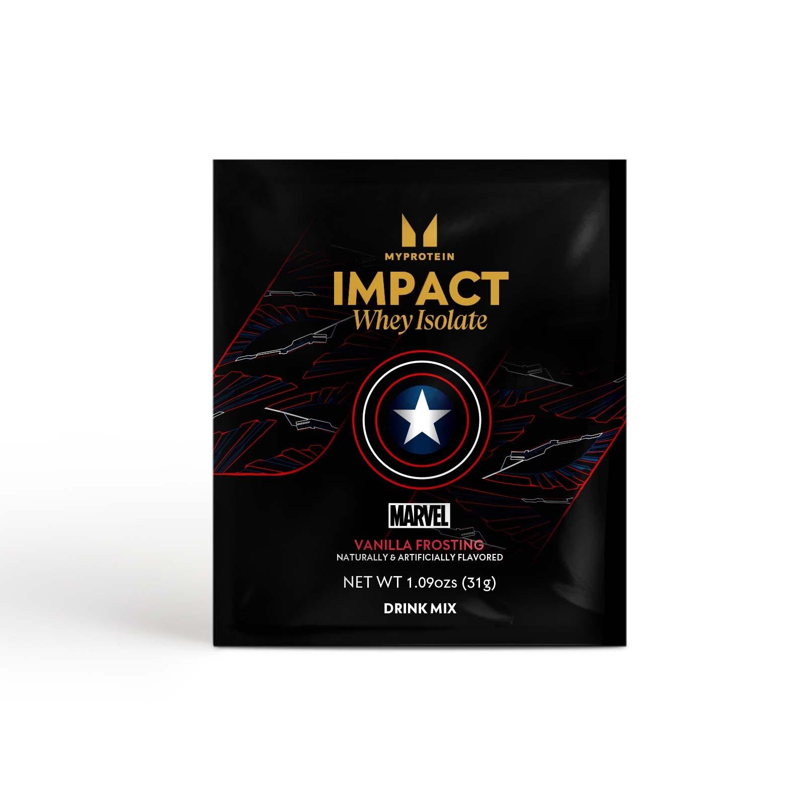 Myprotein Impact Whey Isolate - MARVEL Sample - 1servings - Vanilla Frosting - Product image