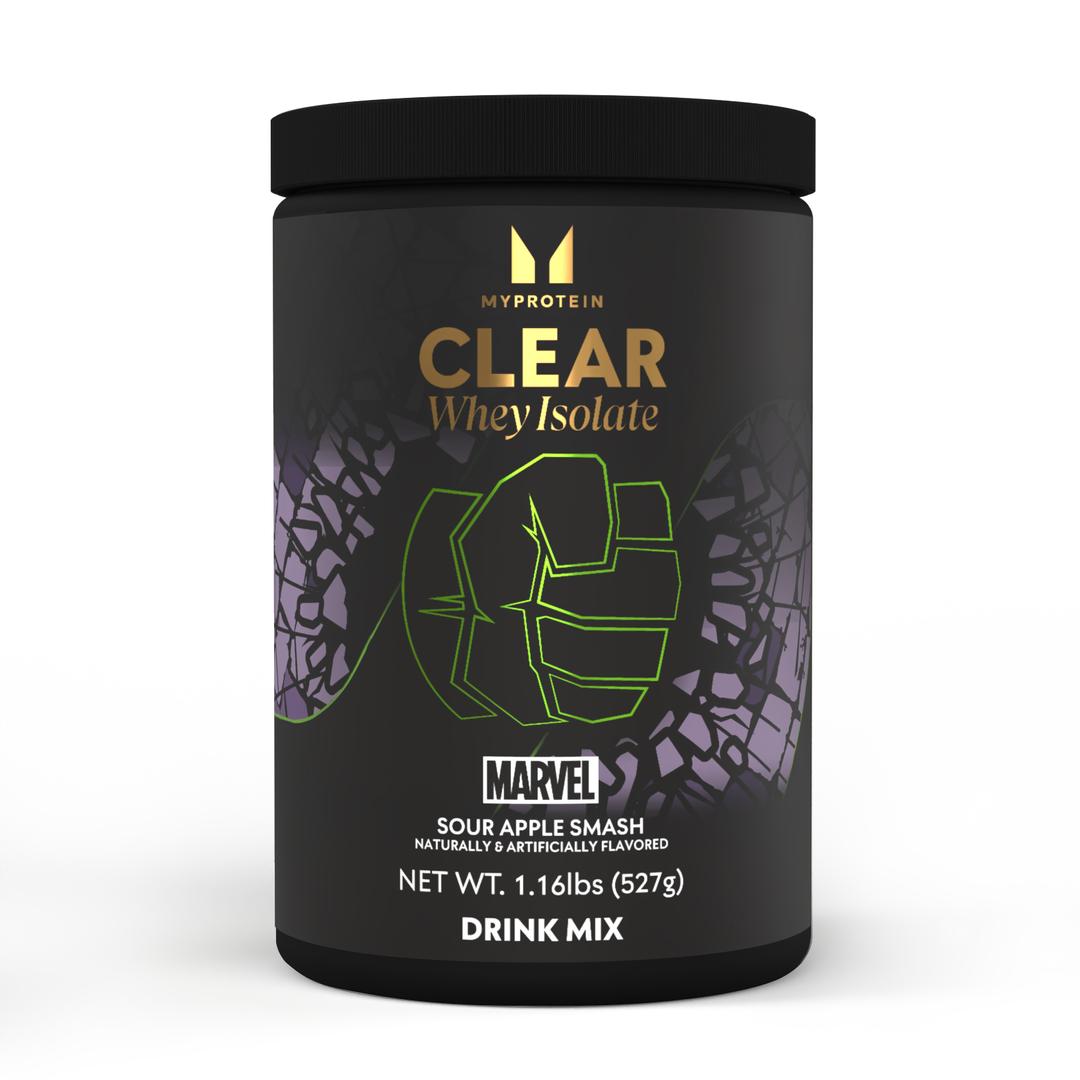 Myprotein Clear Whey Isolate - MARVEL - 20servings - Hulk - Sour DragonApple