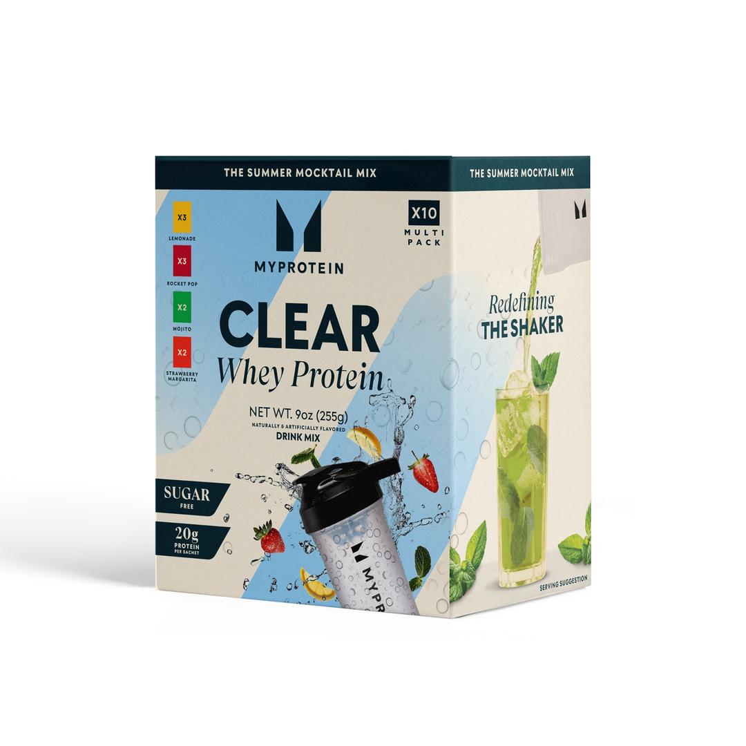 Myprotein Clear Whey Isolate, Sample Sachet 10 pack (USA) - 10Sachets - Variety