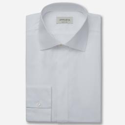 Shirt  textures  white cotton plain, collar style  semi-spread collar - Image 1