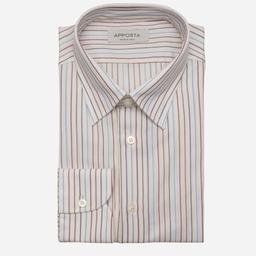 Shirt  striped  multi cotton-wool twill, collar style  hidden button down collar - Image 1