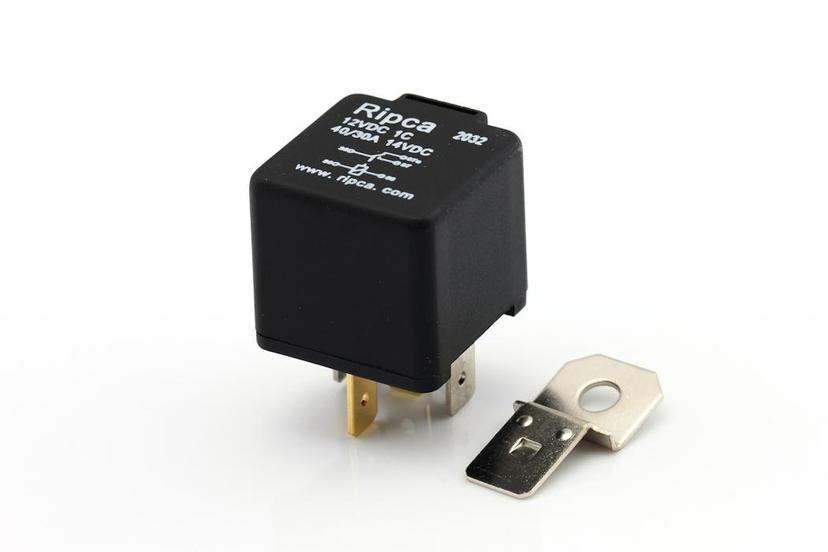 Ripca Ripaults 2032C Mini relay changeover 12V  30-40A 5-pins