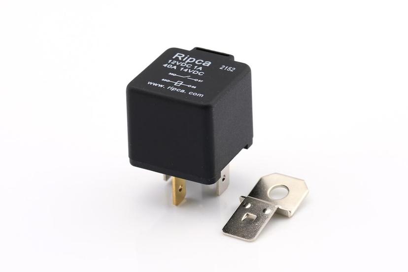 Ripca Ripaults 2152C Mini relay normally open 12V  40A 4-pins