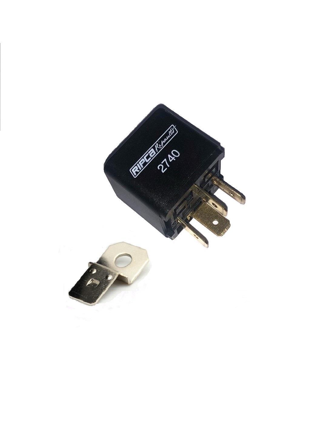 Ripca Ripaults 2740 Mini relay normally open 24V 22A 4-pins - Product image