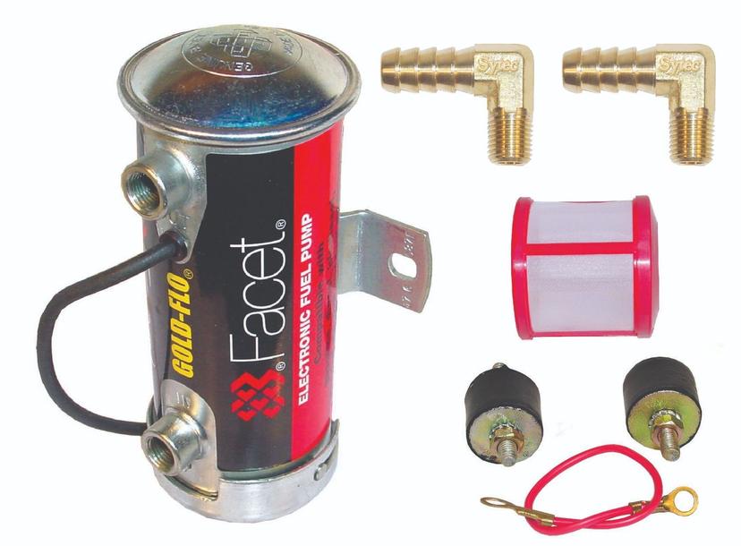 Facet Cylindrical Pump Kit 12v 476087-K (476087+FPA9011+FPA905+FPA908R) Pressure PSI 4.0 - 5.5 - Product image