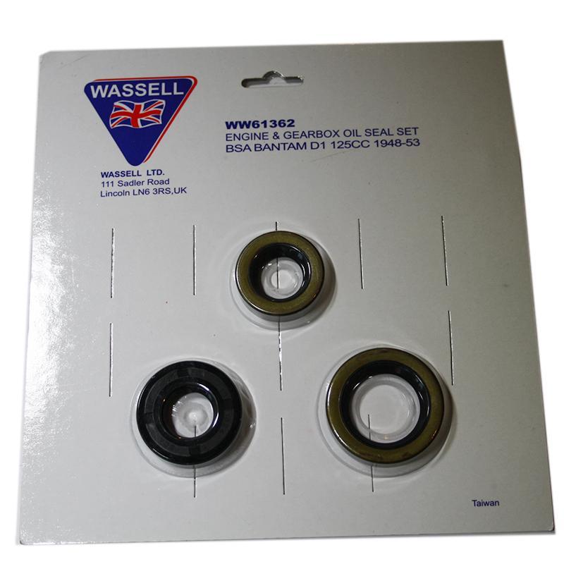 GS61362 - Oil Seal Kit for a BSA Bantam D1 (1948-1953) - High quality product image showing GS61362 - Oil Seal Kit for a BSA Bantam D1 (1948-1953) details and features