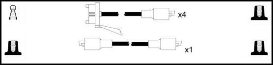 Remax HT Ignition Leads Cable Set Wire Wound Cable 5 Leads CITRO&#203;N C35 - High quality product image showing Remax HT Ignition Leads Cable Set Wire Wound Cable 5 Leads CITRO&#203;N C35 details and features