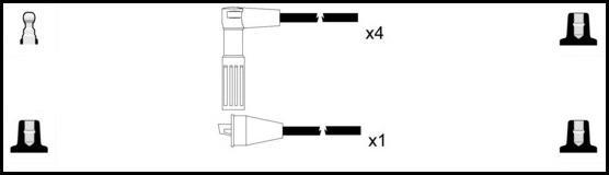 Remax HT Ignition Leads Cable Set Resistive Cable 7 Leads FERRARI DINO GT - High quality product image showing Remax HT Ignition Leads Cable Set Resistive Cable 7 Leads FERRARI DINO GT details and features