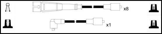 Remax HT Ignition Leads Cable Set Resistive Cable 9 Leads MERCEDES-BENZ S-CLASS - The Green Spark Plug Automotive product