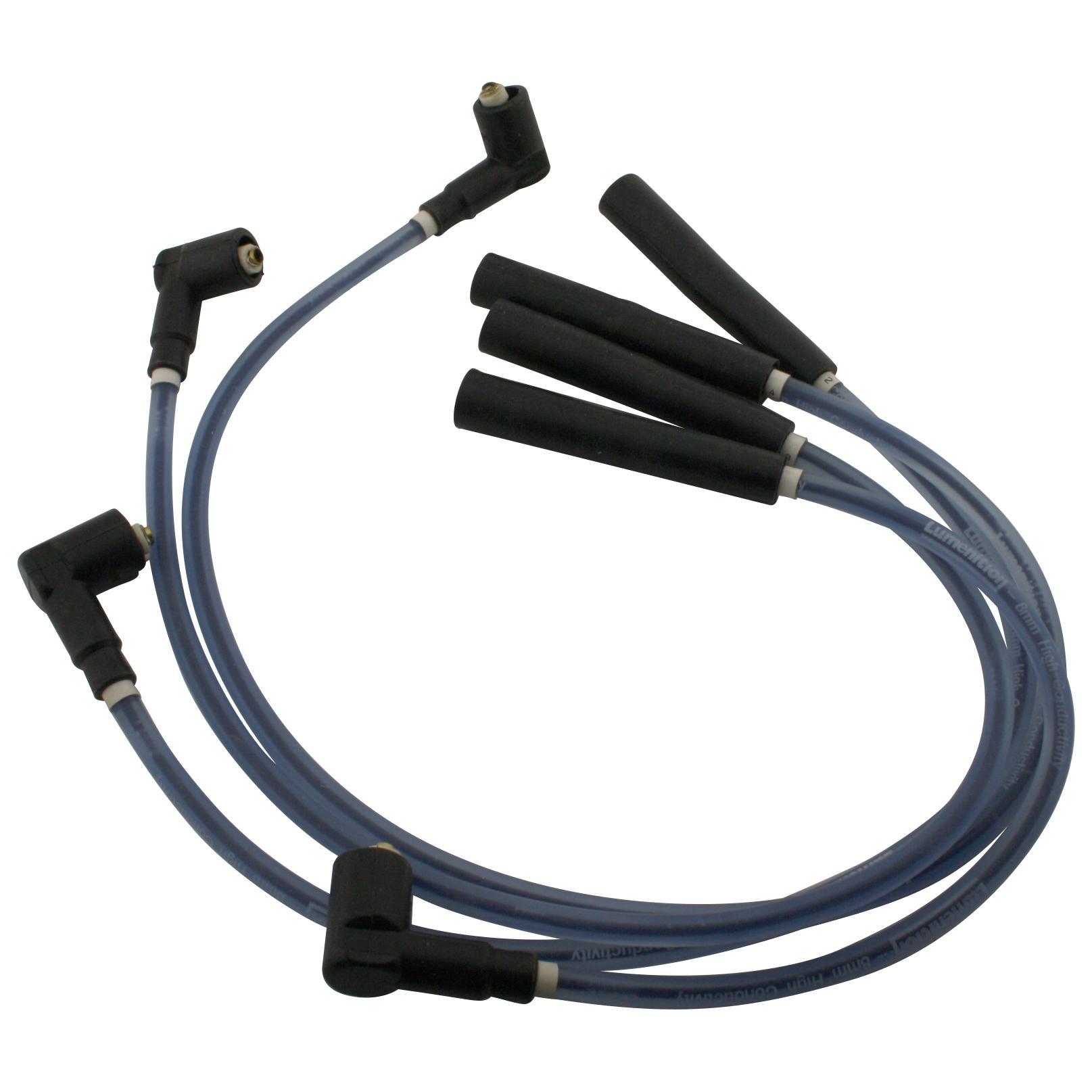 BLS556 Lumenition Silicone Blue High-Conductivity Ignition Lead Sets - Product image