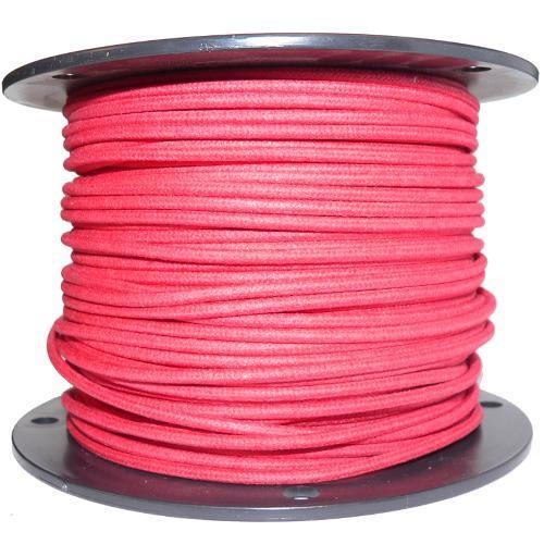 1M Cotton Braided Automotive Electrical Wire Cable 16 Gauge Red - The Green Spark Plug Automotive product