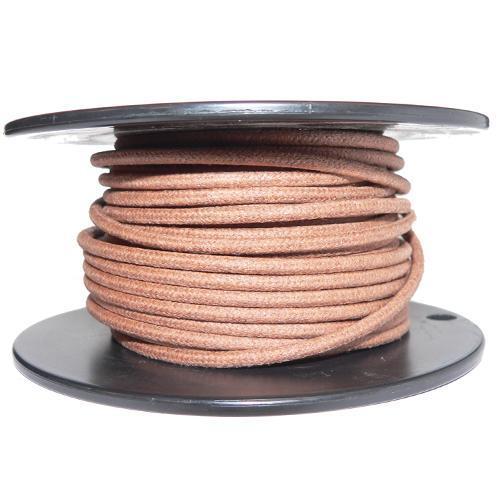 1M Cotton Braided Automotive Electrical Wire Cable 16 Gauge Brown - High quality product image showing 1M Cotton Braided Automotive Electrical Wire Cable 16 Gauge Brown details and features