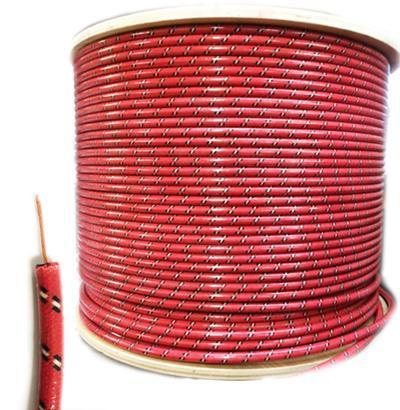 7mm HT Ignition Lead Cable - Gloss RBWF Wire Core Cotton Braided - High quality product image showing 7mm HT Ignition Lead Cable - Gloss RBWF Wire Core Cotton Braided details and features